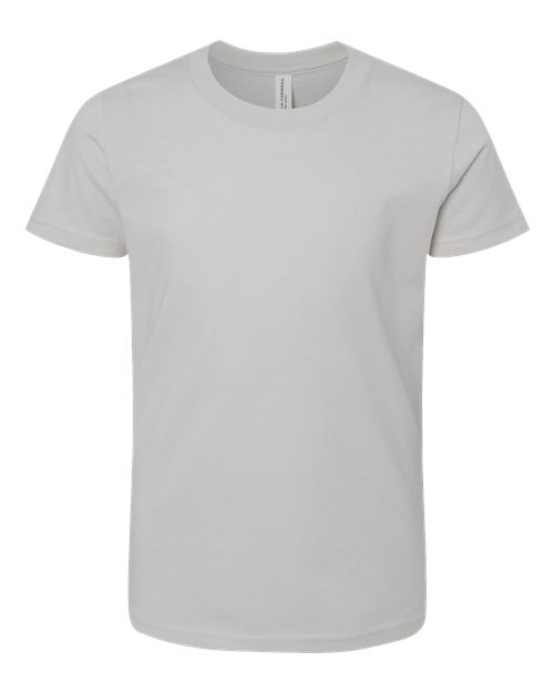 BELLA + CANVAS Youth Jersey Tee (Part 2 of 2) - Solid Athletic Grey