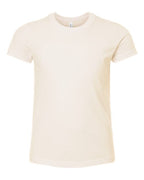 BELLA + CANVAS Youth CVC Jersey Tee (Part 1 of 2) - Heather Natural