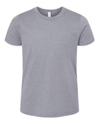 BELLA + CANVAS Youth CVC Jersey Tee (Part 1 of 2) - Heather Storm