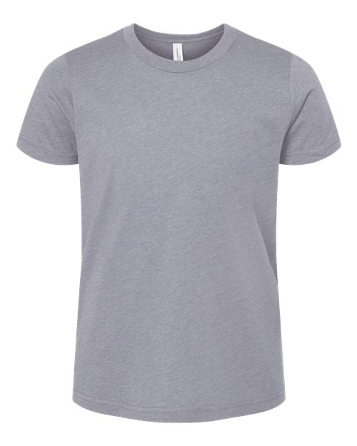 BELLA + CANVAS Youth CVC Jersey Tee (Part 1 of 2) - Heather Storm