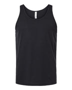 BELLA + CANVAS Unisex Heather CVC Tank - Solid Black Blend