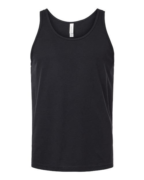 BELLA + CANVAS Unisex Heather CVC Tank - Solid Black Blend