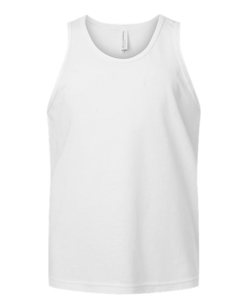 BELLA + CANVAS Youth Heather CVC Tank - Solid White Blend