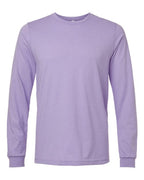 BELLA + CANVAS Heather CVC Long Sleeve Tee (Part 1 of 3) - Heather Dark Lavender