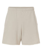 BELLA + CANVAS Women's Cutoff Shorts - Heather Dust