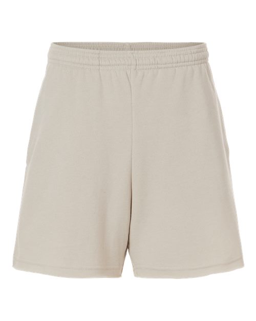 BELLA + CANVAS Women's Cutoff Shorts - Heather Dust