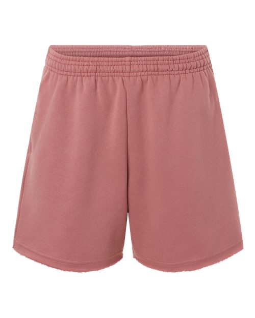 BELLA + CANVAS Women's Cutoff Shorts - Mauve