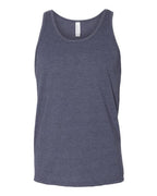 BELLA + CANVAS Unisex Heather CVC Tank - Heather Navy