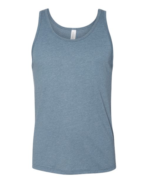 BELLA + CANVAS Unisex Heather CVC Tank - Heather Slate