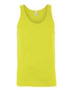 BELLA + CANVAS Unisex Heather CVC Tank - Neon Yellow