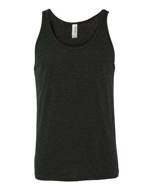 BELLA + CANVAS Unisex Triblend Tank - Charcoal Black Triblend