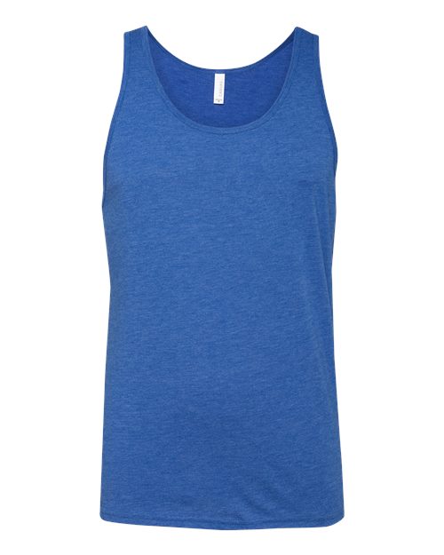 BELLA + CANVAS Unisex Triblend Tank - True Royal Triblend