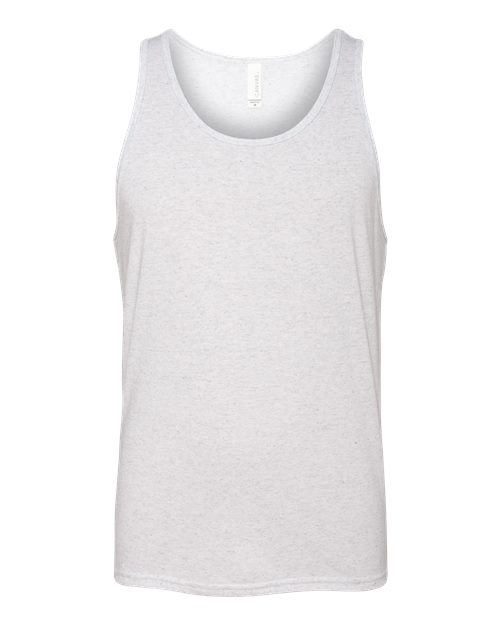BELLA + CANVAS Unisex Triblend Tank - White Fleck Triblend
