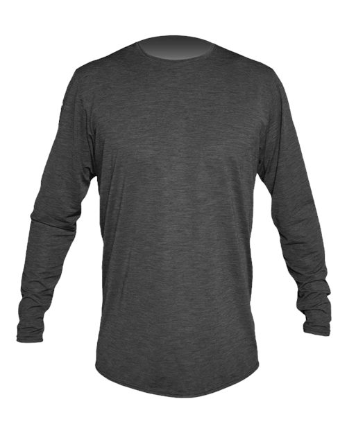 ANETIK Men's Low Pro Tech Long Sleeve T-Shirt - Charcoal Heathered