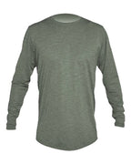 ANETIK Men's Low Pro Tech Long Sleeve T-Shirt - Dark Olive Heathered