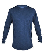 ANETIK Men's Low Pro Tech Long Sleeve T-Shirt - Navy Heathered