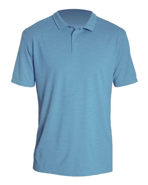 ANETIK Men's Low Pro Tech Polo - Bahama Heathered