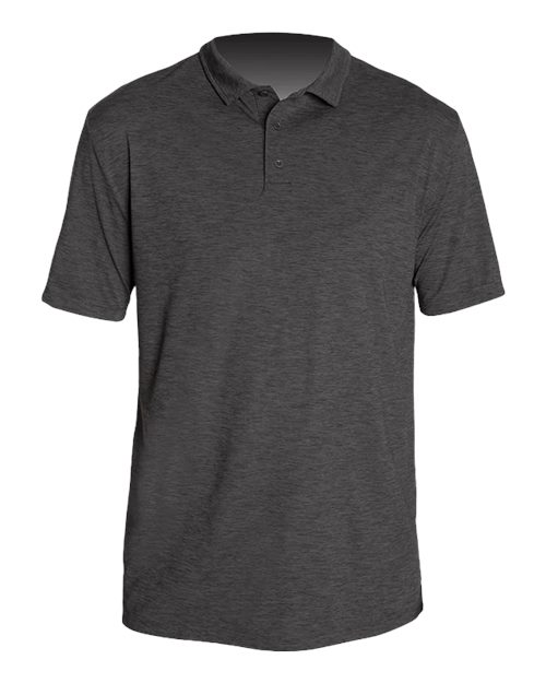 ANETIK Men's Low Pro Tech Polo - Charcoal Heathered