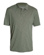 ANETIK Men's Low Pro Tech Polo - Dark Olive Heathered