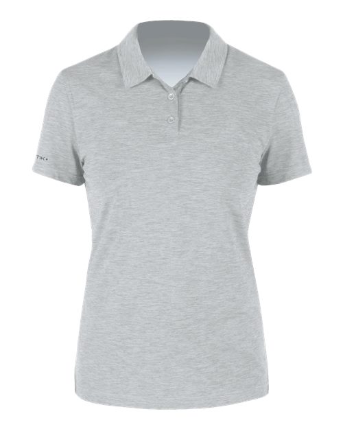 ANETIK Women's Breeze Tech Polo - Alloy Heathered