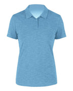 ANETIK Women's Breeze Tech Polo - Bahama Heathered