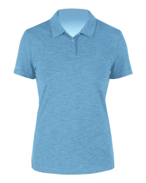 ANETIK Women's Breeze Tech Polo - Bahama Heathered