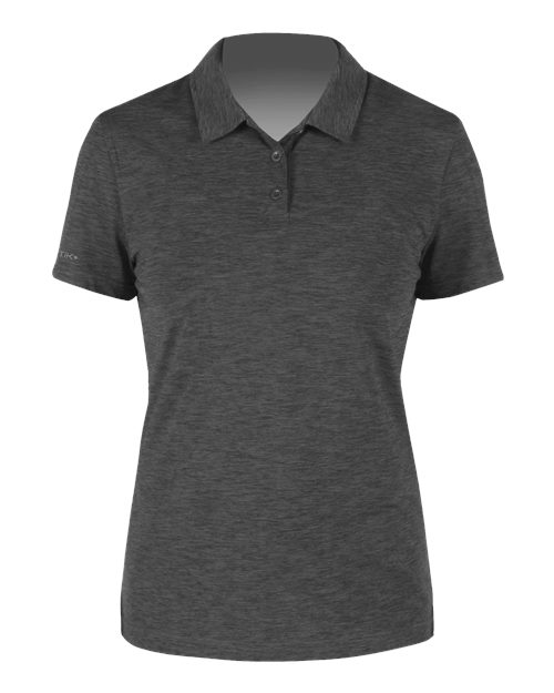 ANETIK Women's Breeze Tech Polo - Charcoal Heathered