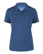 ANETIK Women's Breeze Tech Polo - Navy Heathered