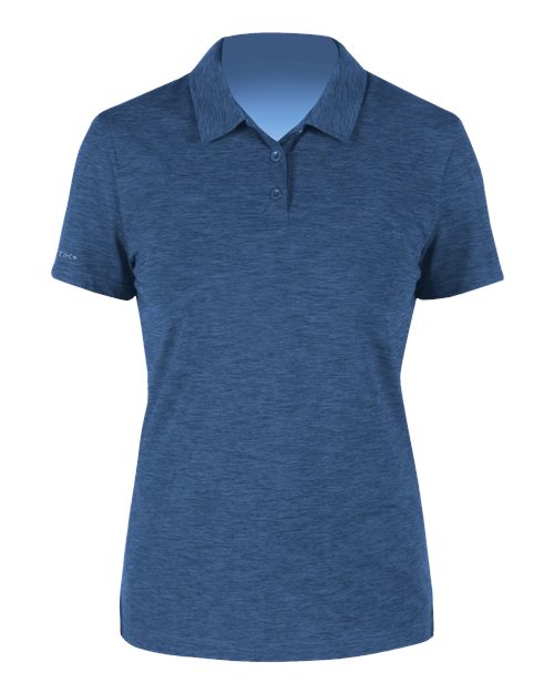 ANETIK Women's Breeze Tech Polo - Navy Heathered