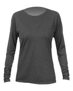 ANETIK Women's Breeze Tech Long Sleeve T-Shirt - Charcoal Heathered