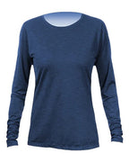 ANETIK Women's Breeze Tech Long Sleeve T-Shirt - Navy Heathered