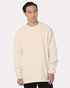 Bayside Men's USA-Made Heavyweight Waffle Knit Thermal - Cream
