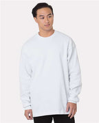 Bayside Men's USA-Made Heavyweight Waffle Knit Thermal - White