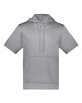 Augusta Sportswear Unisex Fleece Short Sleeve Hooded Pullover - Athletic Grey