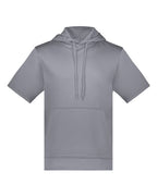 Augusta Sportswear Unisex Fleece Short Sleeve Hooded Pullover - Graphite