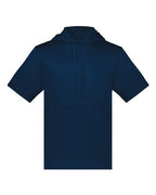 Augusta Sportswear Unisex Fleece Short Sleeve Hooded Pullover - Navy
