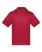 Augusta Sportswear Unisex Fleece Short Sleeve Hooded Pullover - Scarlet