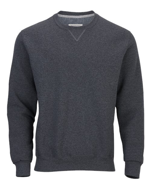 Boxercraft Men's Fleece Crewneck Sweatshirt (Part 1 of 2) - Charcoal Heather