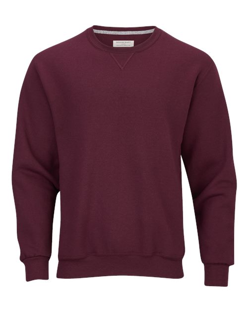 Boxercraft Men's Fleece Crewneck Sweatshirt (Part 1 of 2) - Maroon