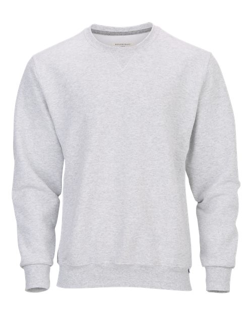 Boxercraft Men's Fleece Crewneck Sweatshirt (Part 2 of 2) - White Heather