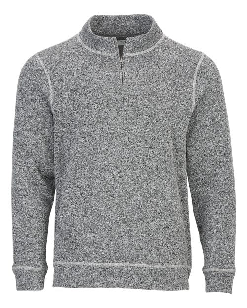 Boxercraft Men's Alpine Quarter-Zip Pullover - Black Heather