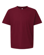 American Apparel Youth Fine Jersey Tee - Cranberry