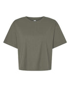 American Apparel Women's Fine Jersey Mid-Length Boxy Tee - Lieutenant