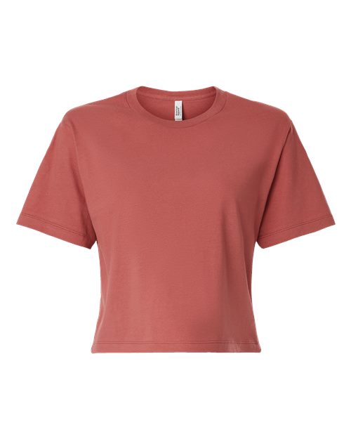 American Apparel Women's Fine Jersey Mid-Length Boxy Tee - Canyon