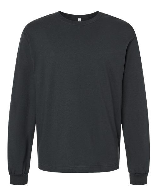 BELLA + CANVAS 6 oz. Heavyweight Long Sleeve Tee - Dark Grey