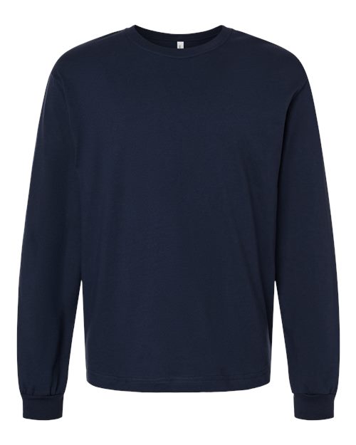 BELLA + CANVAS 6 oz. Heavyweight Long Sleeve Tee - Navy