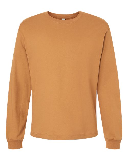 BELLA + CANVAS 6 oz. Heavyweight Long Sleeve Tee - Toast