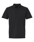 Adidas Men's Blended Printed Polo - Black