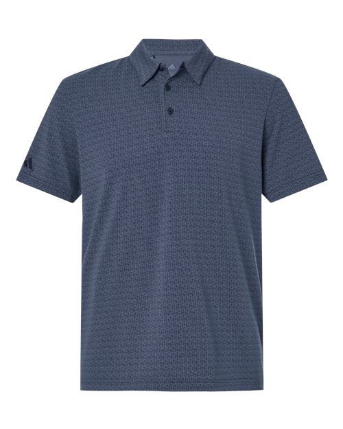 Adidas Men's Blended Printed Polo - Preloved Ink
