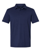 Adidas Men's Textured Stripe Polo - Dark Blue